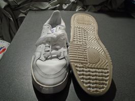 Turnschuhe Grösse 37 1/2, adidas, weiss/Glitzer