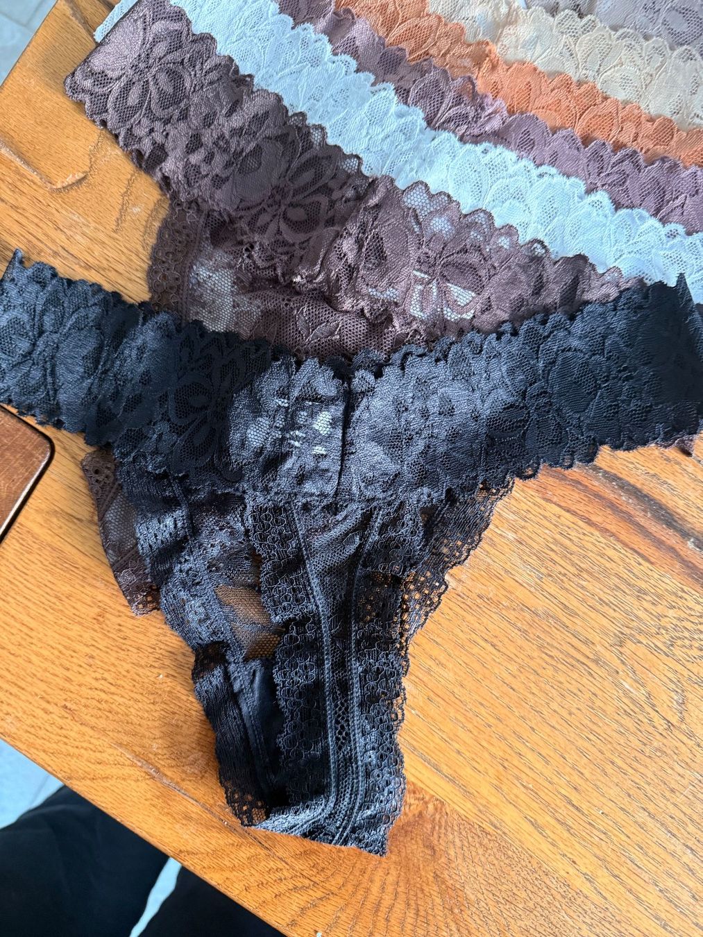 Altra biancheria intima: 8x String-Tangas-Unterwäsche- Spitzen Grösse S – Nuovo (secondo la descrizione) da Teufenthal AG venduto da MeineSchatztruhe 1