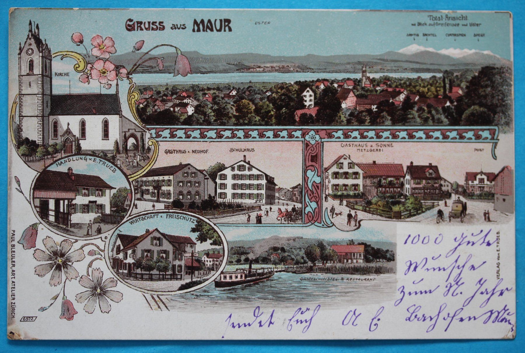 Cartoline postali: MAUR LITHO AK – Usato da Lotzwil venduto da pirolh