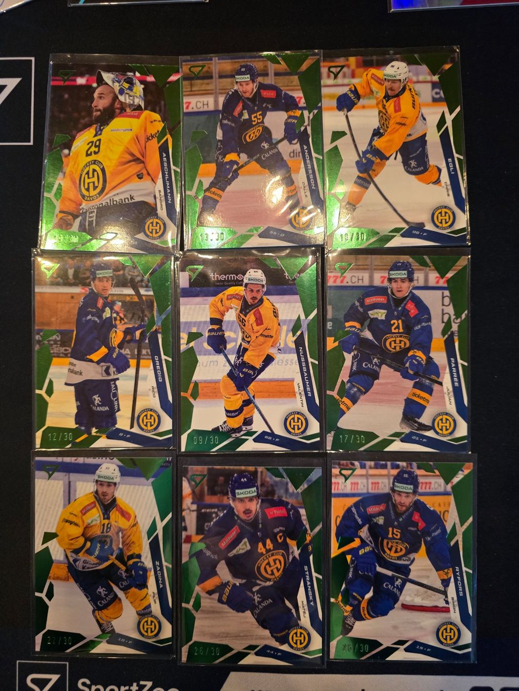 Sportzoo Carte collezionabili: HCD // Base Set // Green // 9 Cards – Usato da Beringen venduto da Candrox__