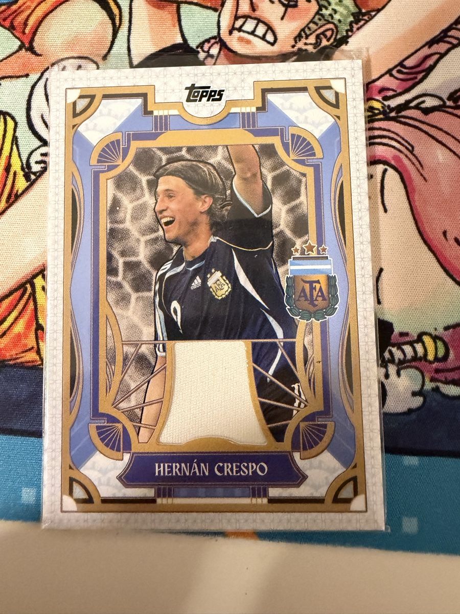 Topps Cartes à collectionner: Topps argentina patch crespo – D'occasion à S. Antonino par Mc2495