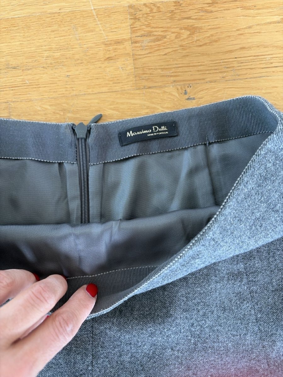 Massimo Dutti Gonne: Schicker Rock von Massimo Dutti, Gr. 36, Grau – Usato da Zürich venduto da ufe_f5q5 1