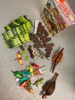 Cooles Dinosaurier Set   -Kissen -Dino Lichterkette - Bahn