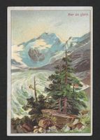 Cailler Milch Chocolade : Mer de Glace , Chamonix (1920s)