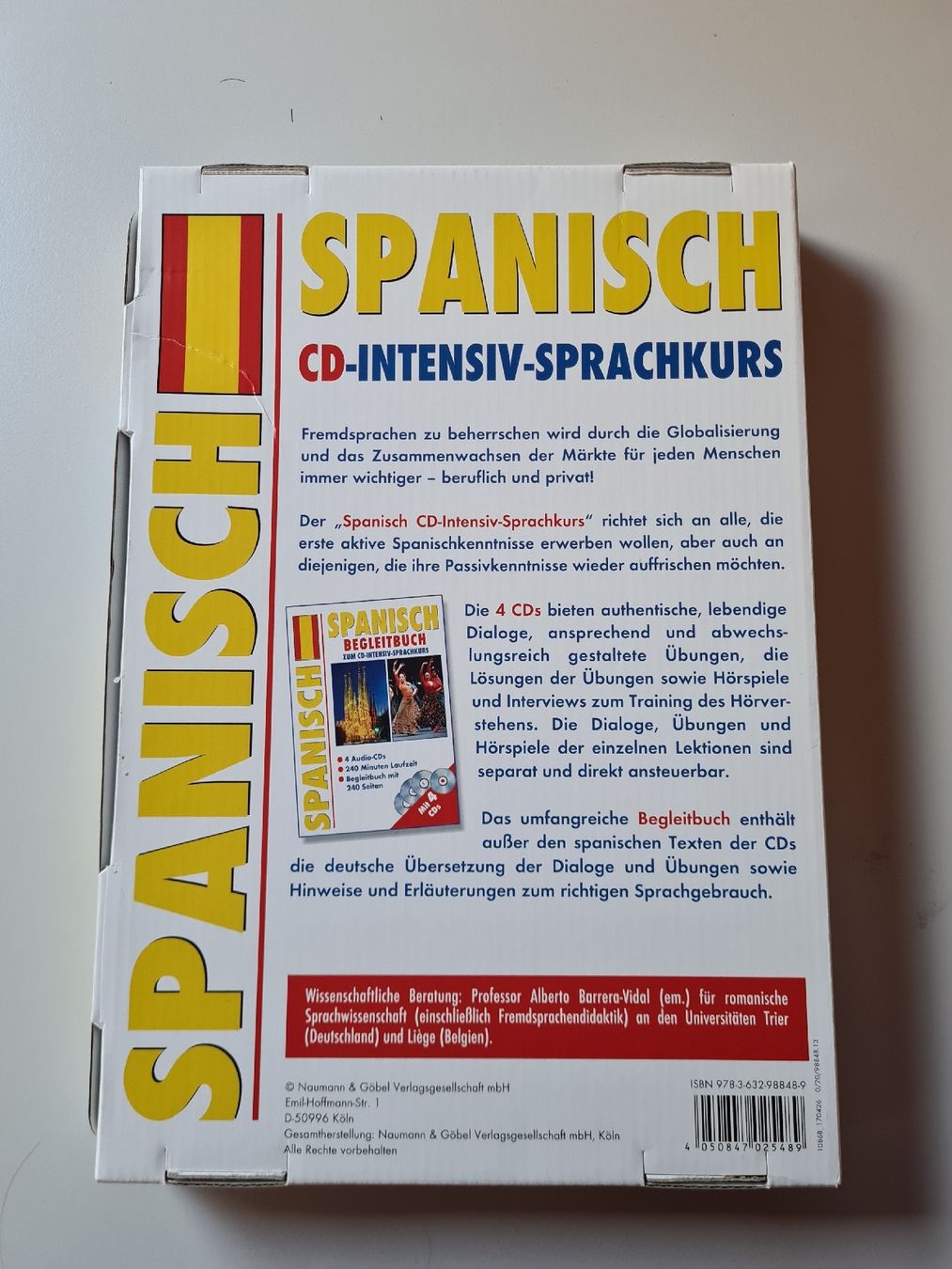 CD: Spanisch lernen: CD-Intensivkurs mit Begleitbuch & CDs – Nuovo (secondo la descrizione) da Werthenstein venduto da cha_cds6 1