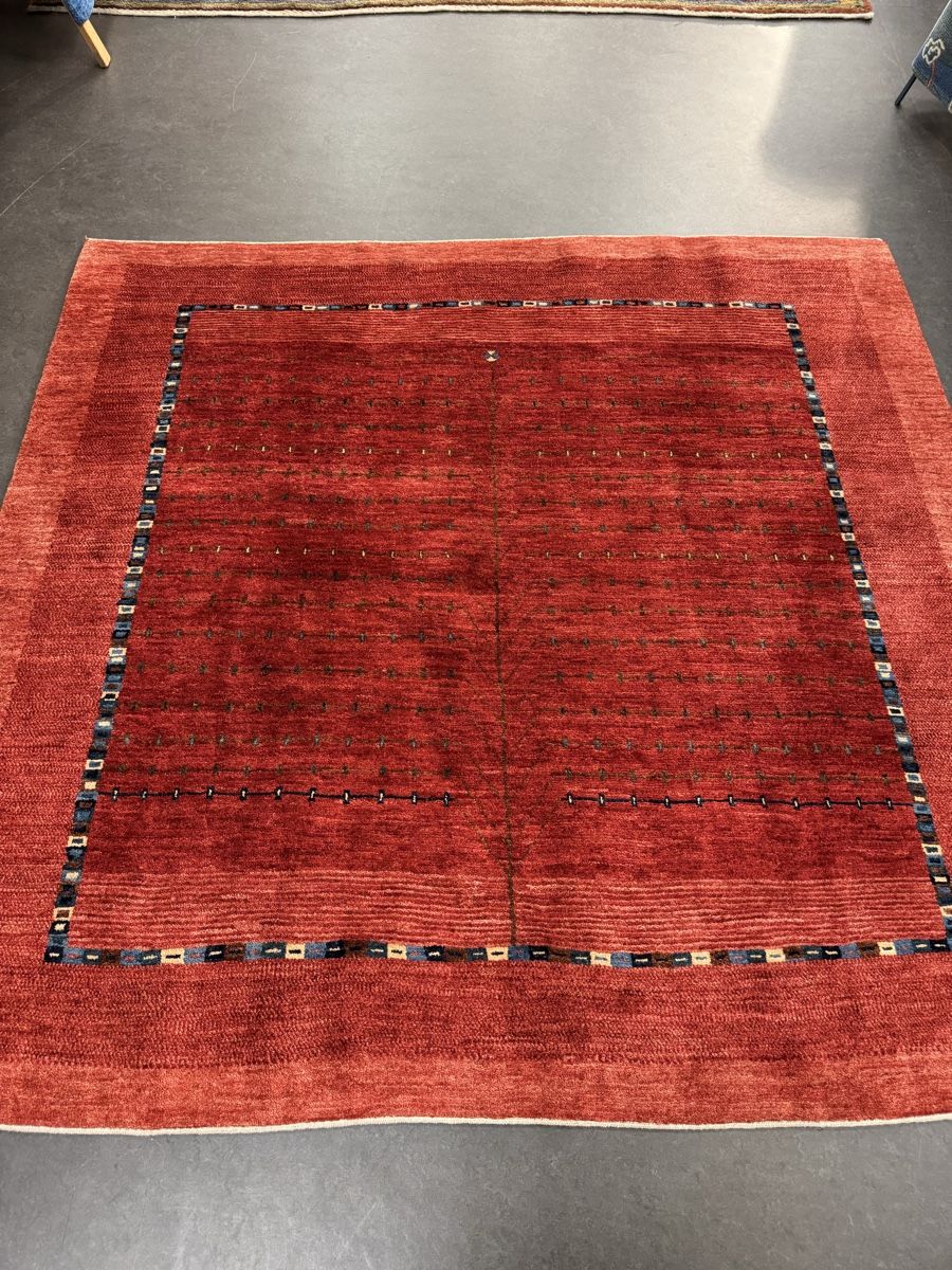 Gabbeh Teppiche: Echter Orientteppich Gabbeh Rot – Neu (gemäss Beschreibung) aus Liestal von galerie_nategh 5
