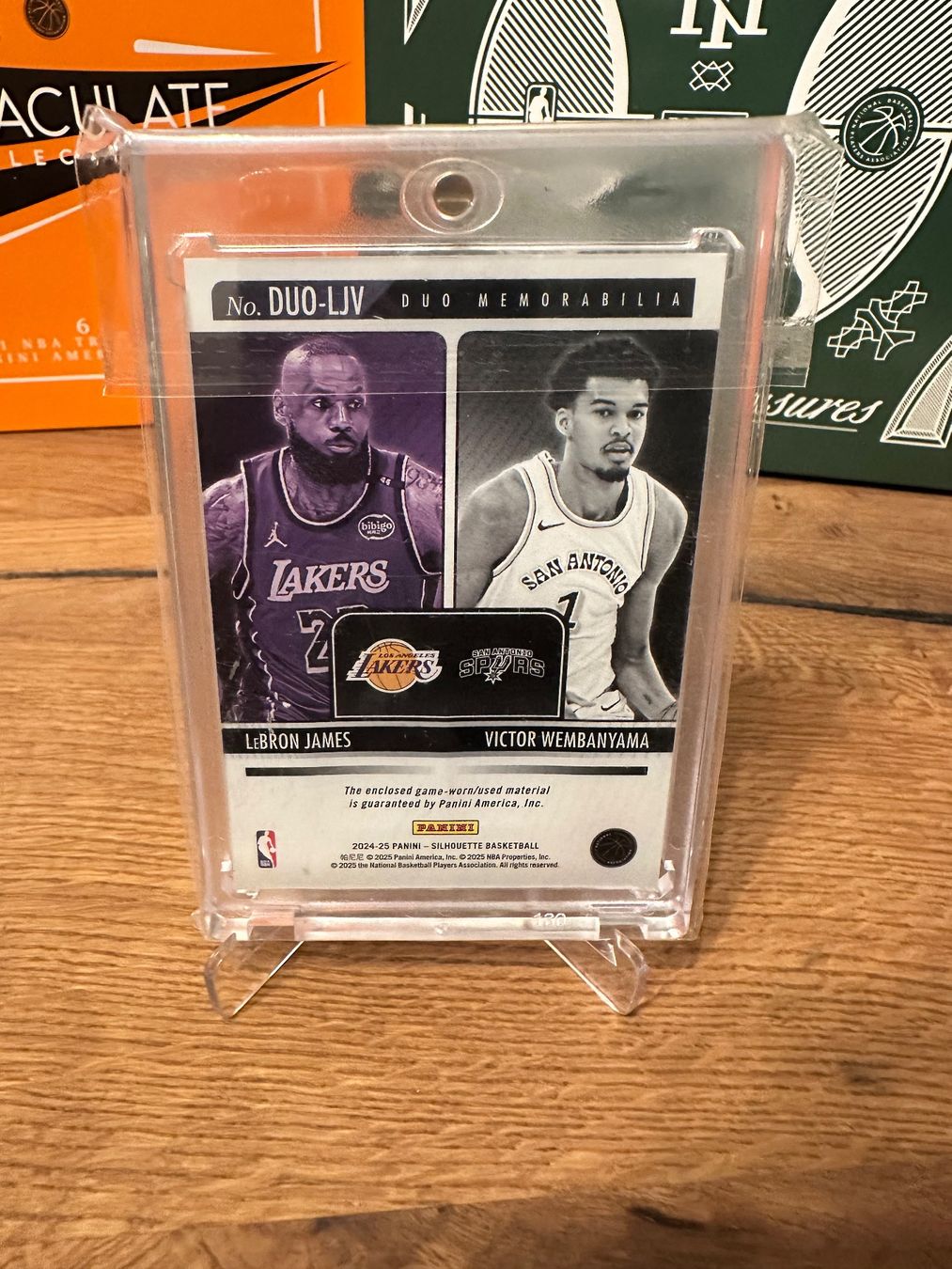 Nba Carte collezionabili: LeBron James/victor Wembanyama patch silhouette – Usato da Vullierens venduto da Gaara04 1