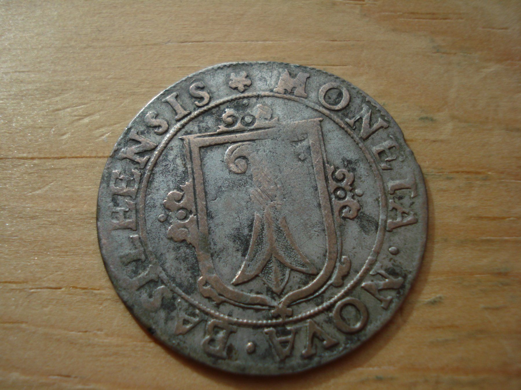 Alle Münzen: (Z2) Basel Doppelassis 1624 – Gebraucht aus Erlach von Net-Coins