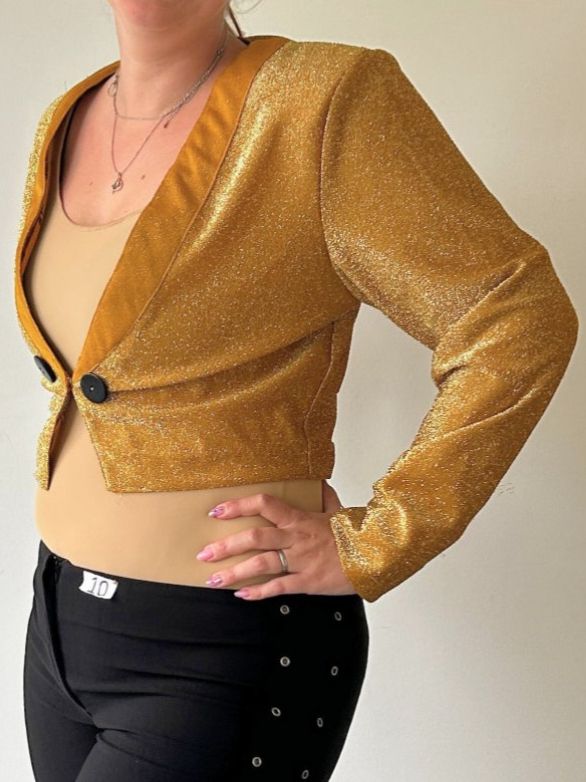 Costumi: Goldener Blazer, Grösse 40, kostümjacke – Usato da Marbach SG venduto da fam_8hbc
