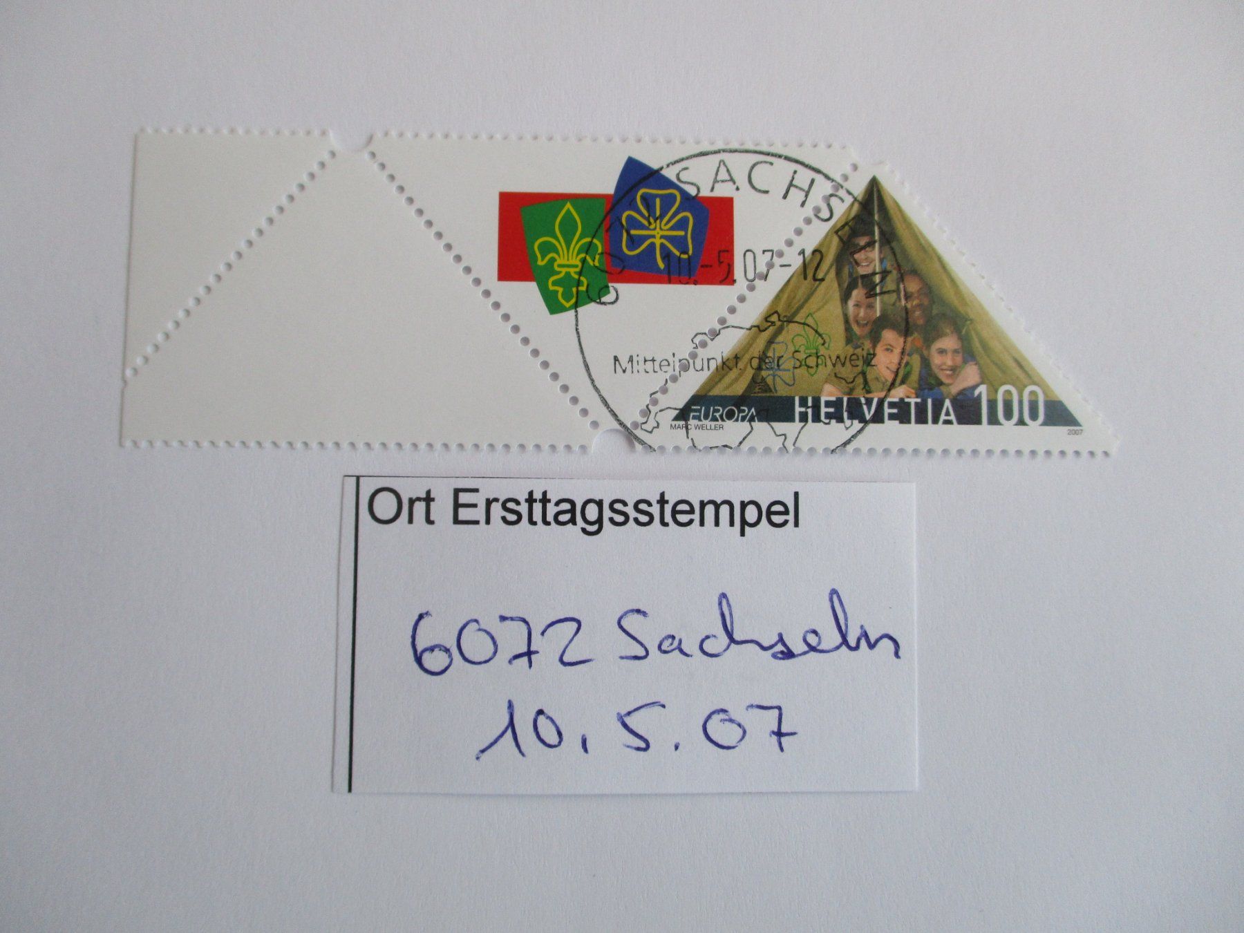 Tous les timbres: Voll Ort Ersttagsstempel 6072 Sachseln – D'occasion à Langnau b. Reiden par Aktuell88