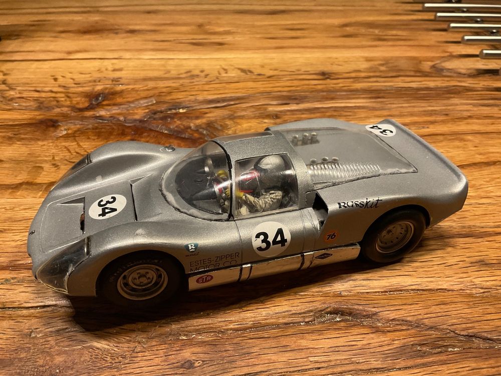 SLOT CAR SCALEAUTO SC-3617 Carrosserie Porsche Carrera Rs 2.7 Complete Blanc Kit EUR 34,35 - FR
