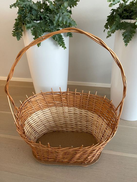 Produktbild von Geschenkkorb Leer - Baumwollseil Gewebt Geschenk Korb Mit Geschenktüten