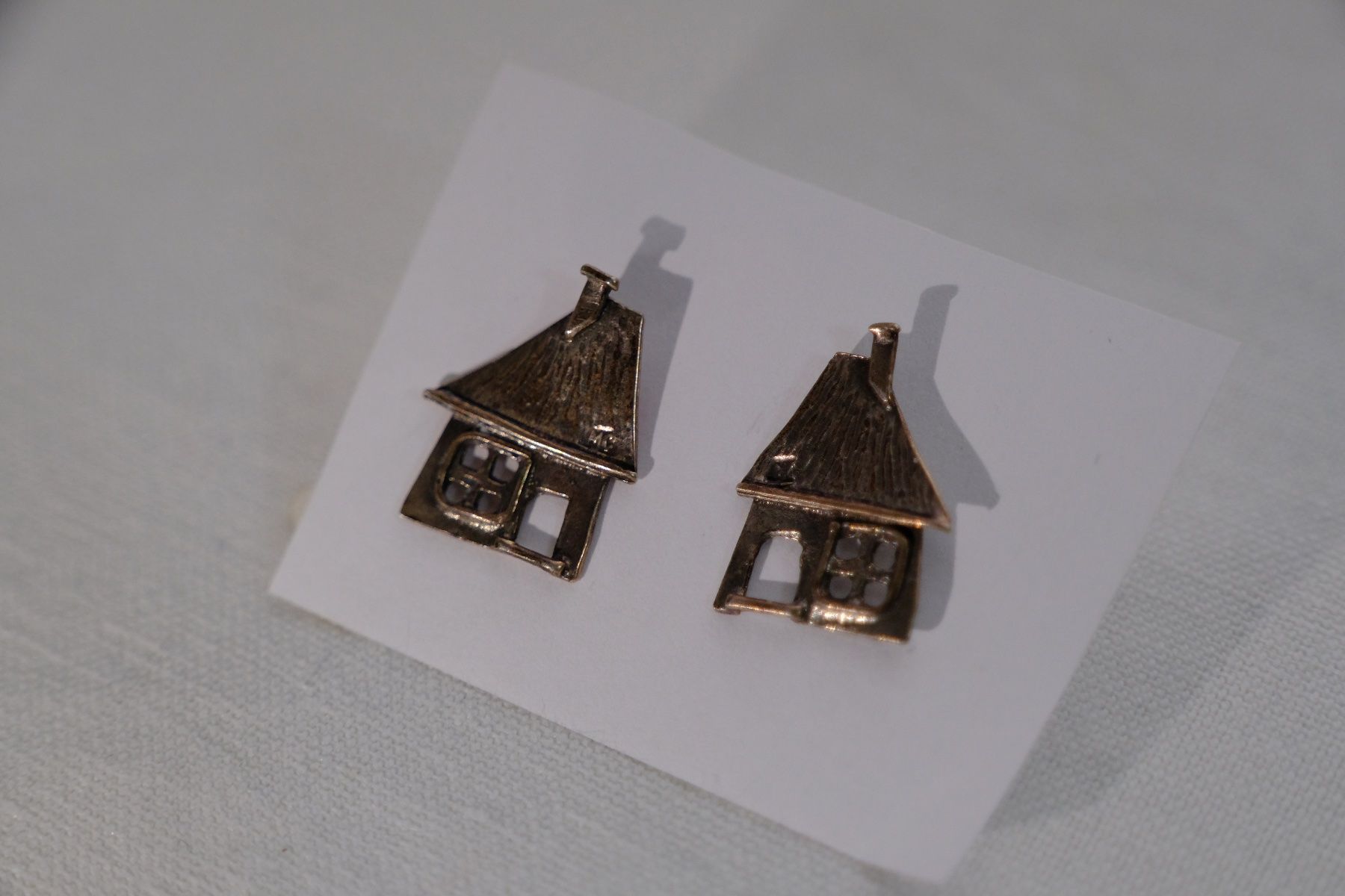 Orecchini pendenti & Orecchini a lobo: Silber 925 Ohrstecker/Anstecker - Sterling Haus/Häuschen – Nuovo e nell'imballaggio originale da Fribourg venduto da Silver_Wat 1