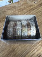 2 Serviettenringe versilbert