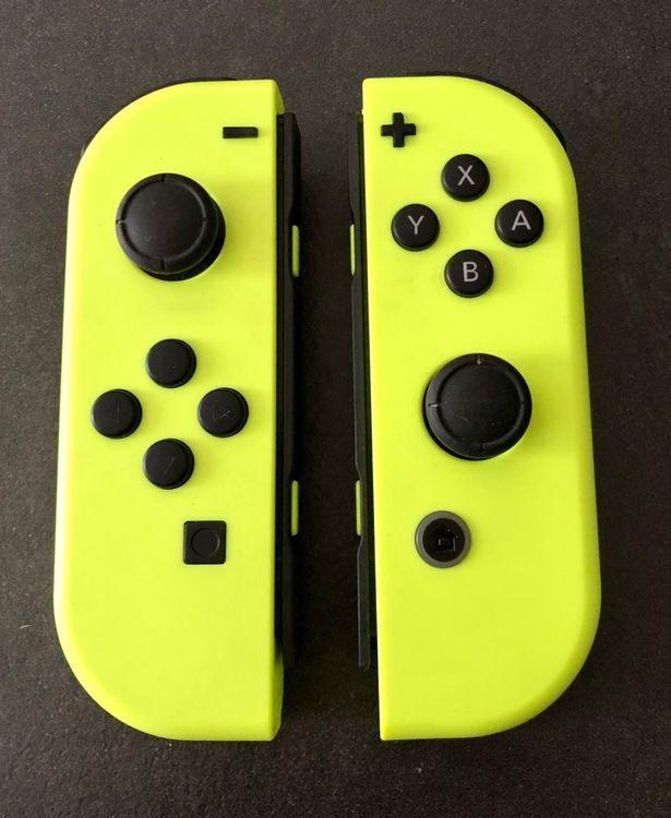 2 Joycon neon yellow Nintendo Switch Kaufen auf Ricardo