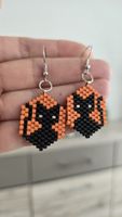 Boucles d'oreilles chatons d'halloween fait main 