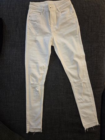 H&M Damen Jeans - Grösse 34 in Weiss