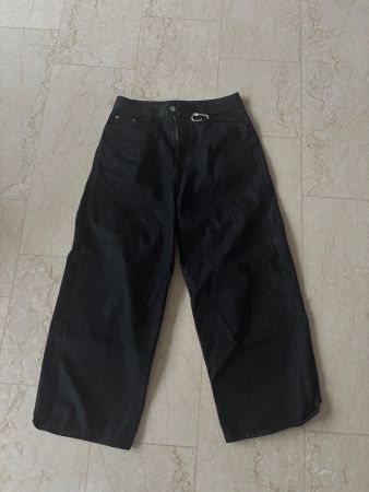 Trendt Vision Jeans, Schwarz, Wide Leg, Grösse 36