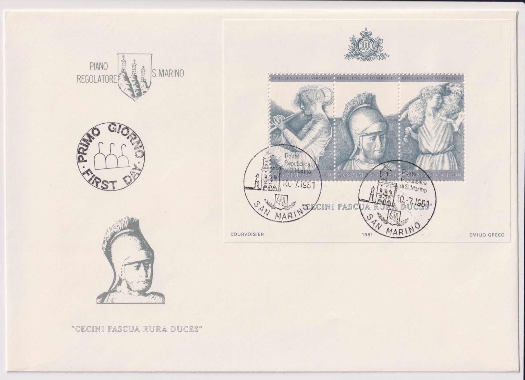 Tous les timbres: SAN Marino FDC mit Block BF39 – D'occasion à Bellach par qsearch