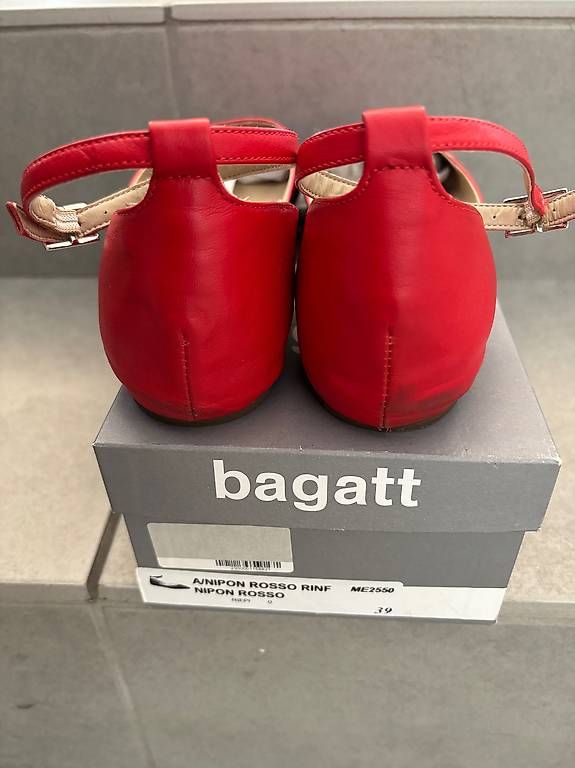 Bagatt Scarpe da donna: Ballerines rouges Bagatt T39 – Usato da Confignon venduto da MVAR 1