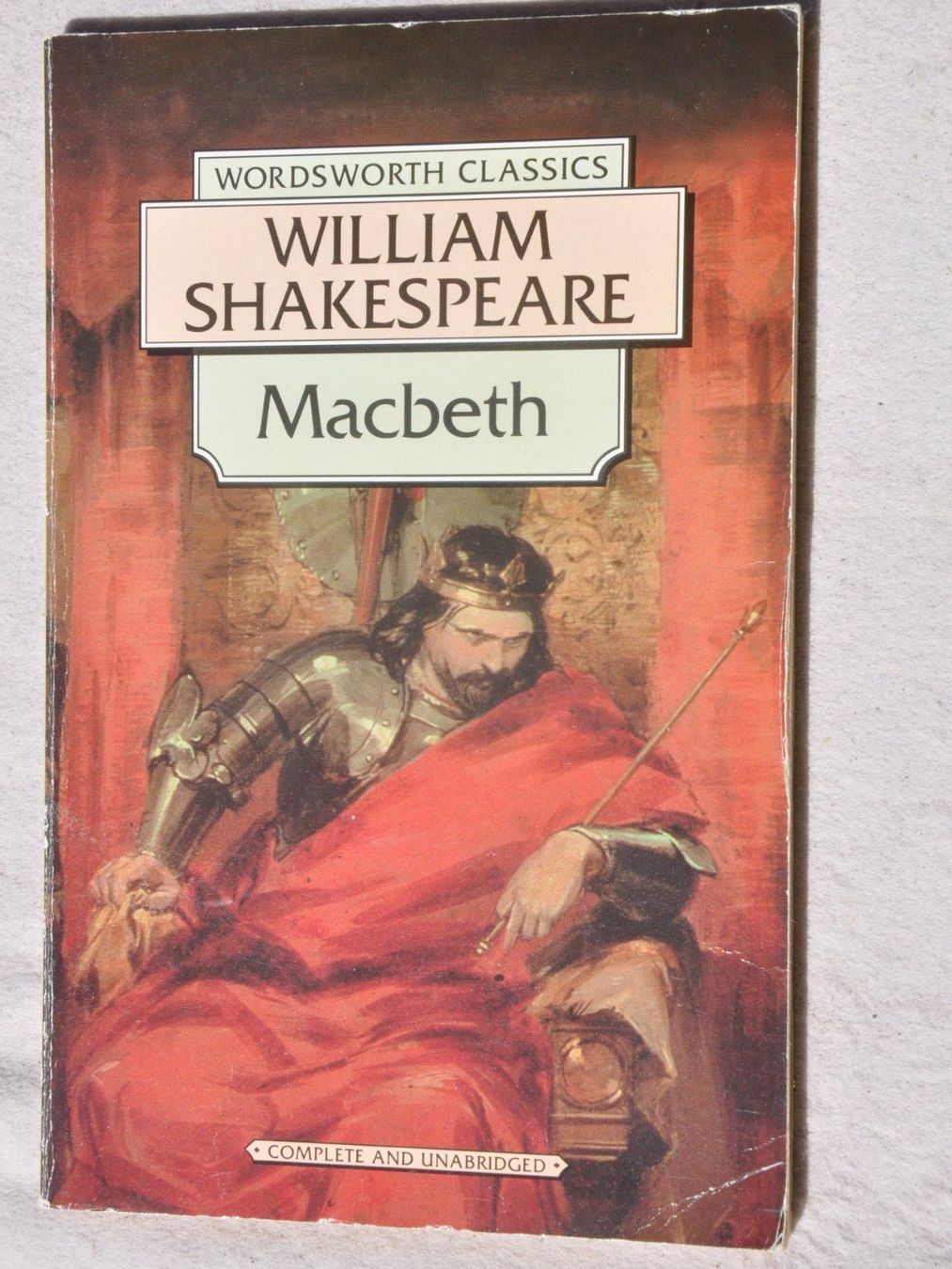 Bücher: Macbeth - William Shakespeare - Wordsworth classic – Gebraucht aus Fully von Minouchka