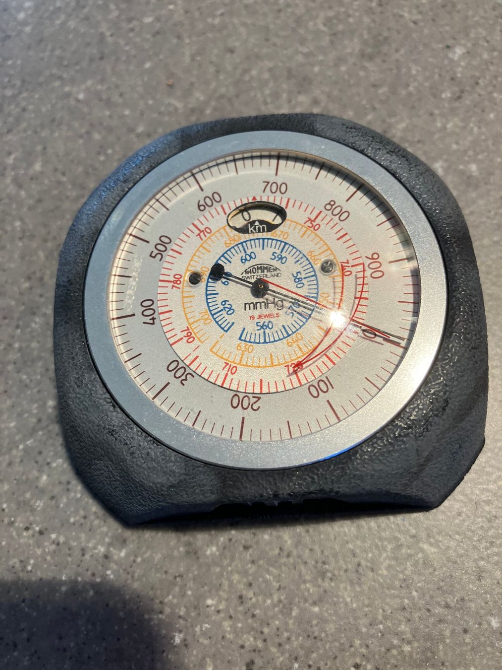 Revue Thommen Misurare: Thommen Taschenhöhenmesser Barometer 5000 Meter – Nuovo (secondo la descrizione) da Winznau venduto da gugi2009 5