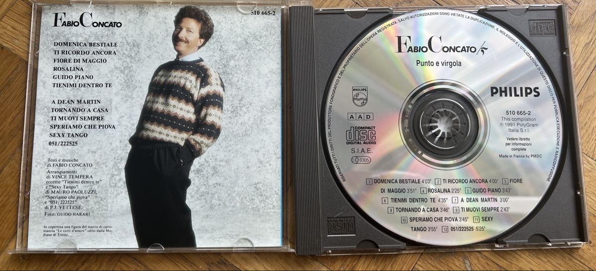 CD: Fabio Concato Punto e Virgola – Usato da Dino venduto da ani_ypr9 1
