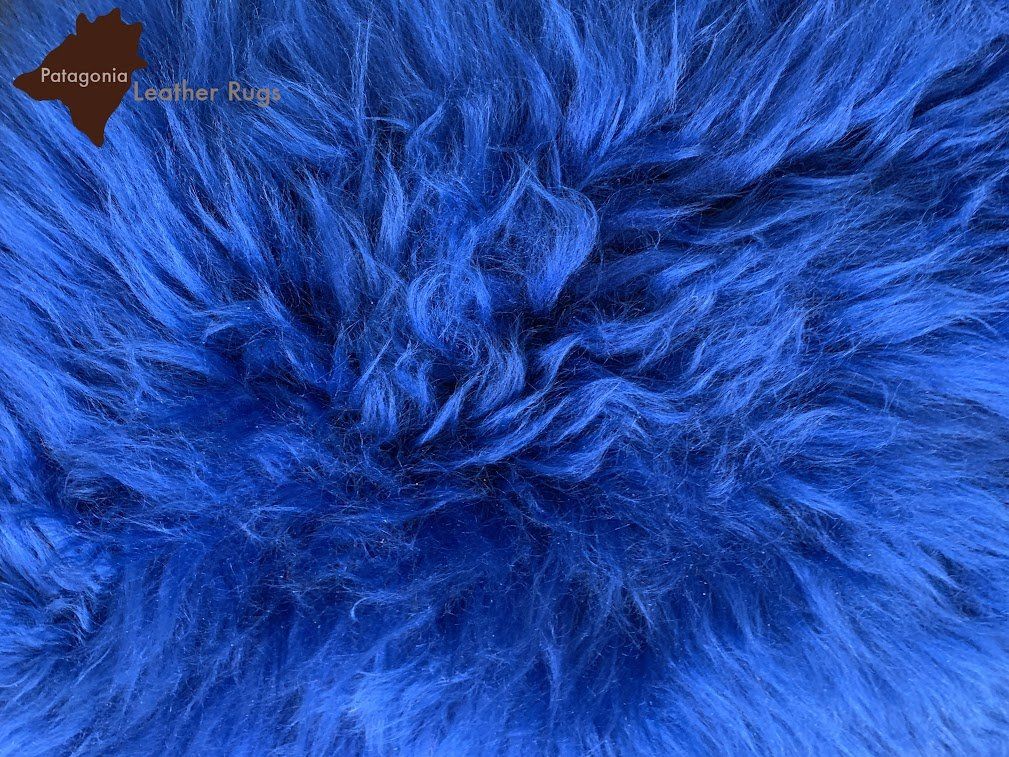 Tappeti: Lammfell Teppich Blue – Nuovo e nell'imballaggio originale da Arbedo venduto da patagonialeatherrugs 2