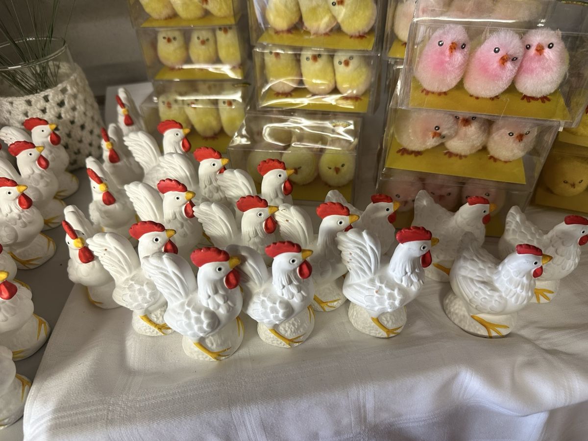 Statuette: Ostern Set Küken,Hahn,Henne – Nuovo e nell'imballaggio originale da Sevelen venduto da Stopglobal. 2