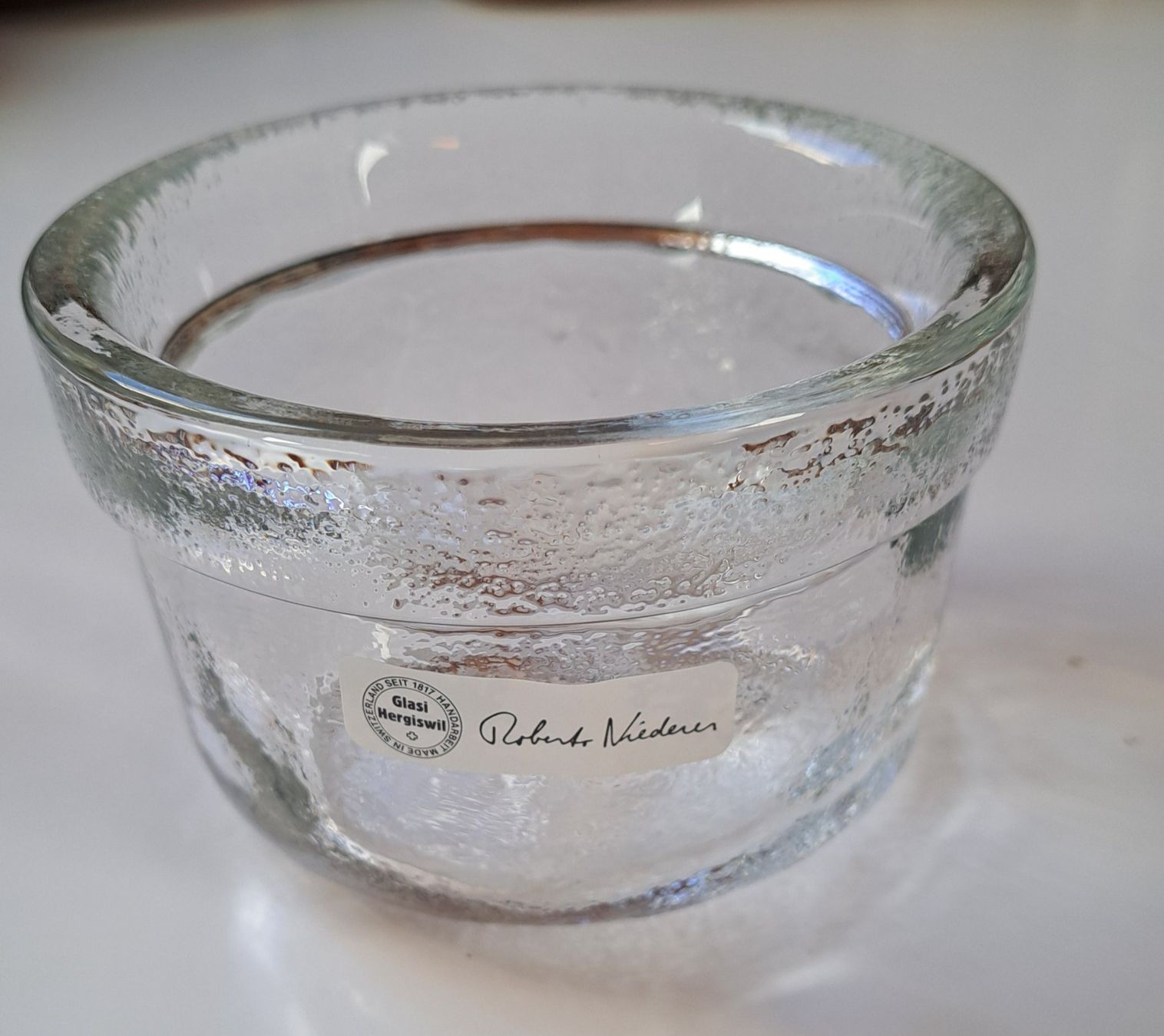 Glasi Hergiswil Bicchieri: Schale/Kerzenglas - Hergiswiler Glas – Usato da Horw venduto da tan_5chx 1