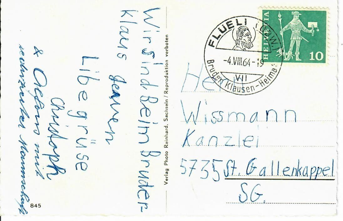 Cartes postales: Gruss aus Sachseln – D'occasion à Hochdorf par Ziegel-16 1