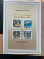 BRD 1992 Satz Sport Fechten Rudern Ski Reiten gestempelt