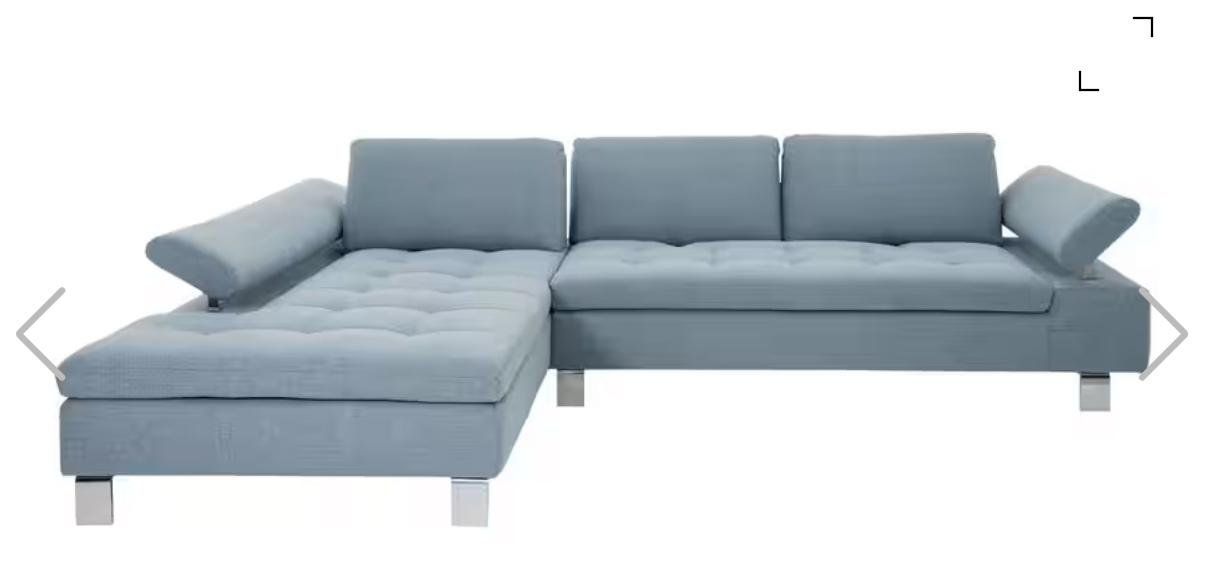 Livique Divani: Canapé d'angle design bleu clair - État impeccable! – Usato da Bulle venduto da mau_dt77 2