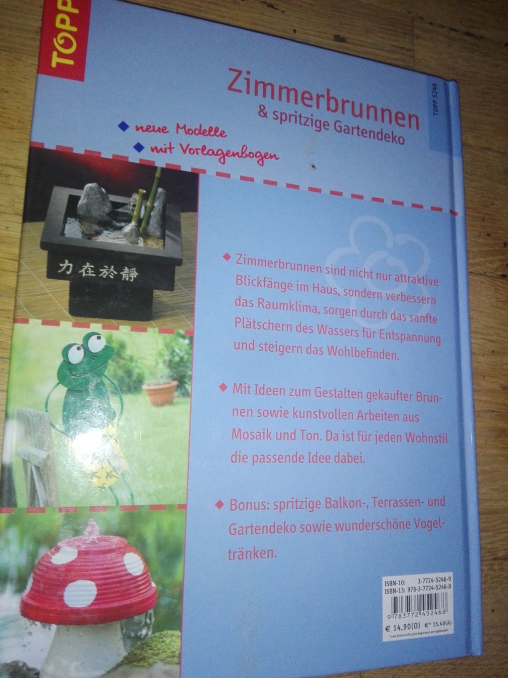 Bücher: Zimmerbrunnen & spritzige Gartendeko  > mit Vorlagenbogen – Gebraucht aus St. Gallen von elk2021 8