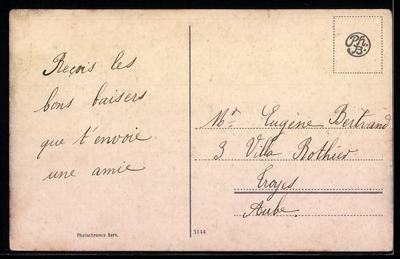 Cartoline postali: AK Bern, Bubenbergplatz mit Denkmal und Häuserzeile – Usato da Berlin venduto da bartko-reher 1
