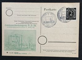 ANTIKE POSTKARTE KÖLN IM AUFBAU 1947