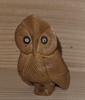 Eule Figur aus Holz Handgeschnitzt siehe Foto