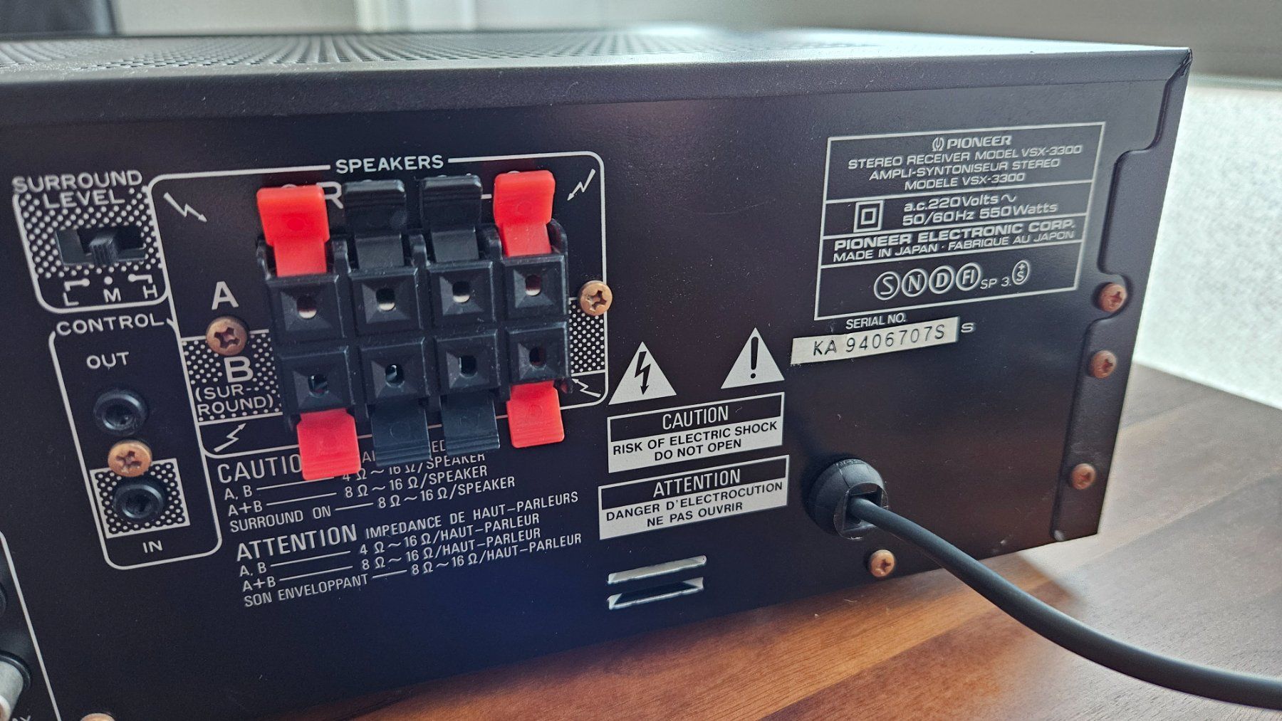Pioneer Ricevitori: Pioneer VSX-3300 Stereo Receiver – Usato da Untervaz venduto da FullFlap777 6