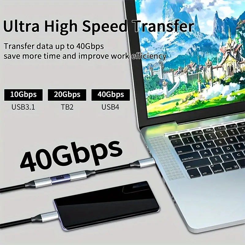Laufwerke & Adapter: USB-C Adapter Typ C Buchse auf Buchse Extender Unterstützung – Neu und originalverpackt aus Aesch BL von Elektronik_Laden 4
