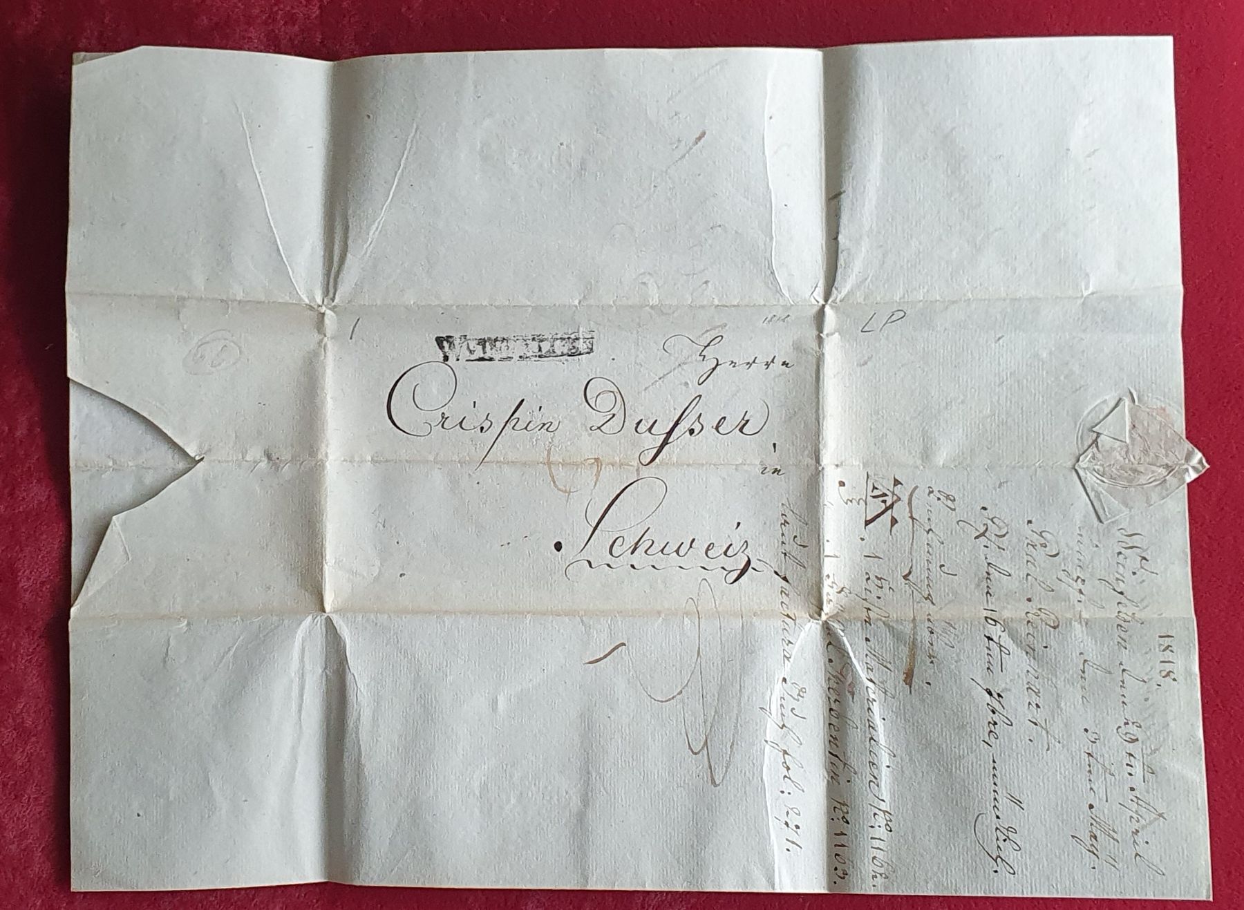 Tutti i francobolli: Vorphilatelie - Weinfelden 1818 – Usato da Kreuzlingen venduto da Rschweiz1 2
