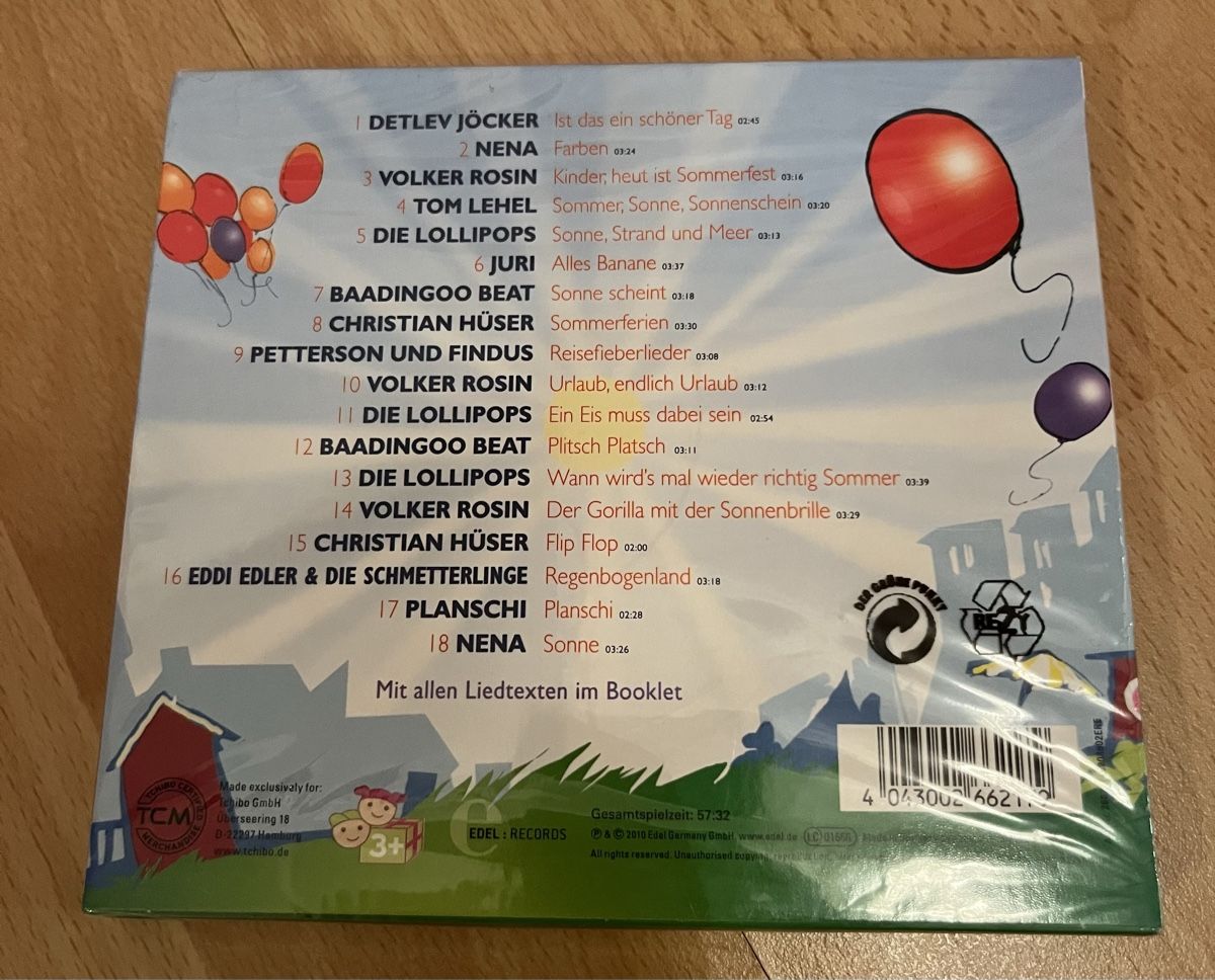 CD: Sommerhits Kinder CD, nagelneu – Nuovo e nell'imballaggio originale da Hünenberg See venduto da spartakus02 1