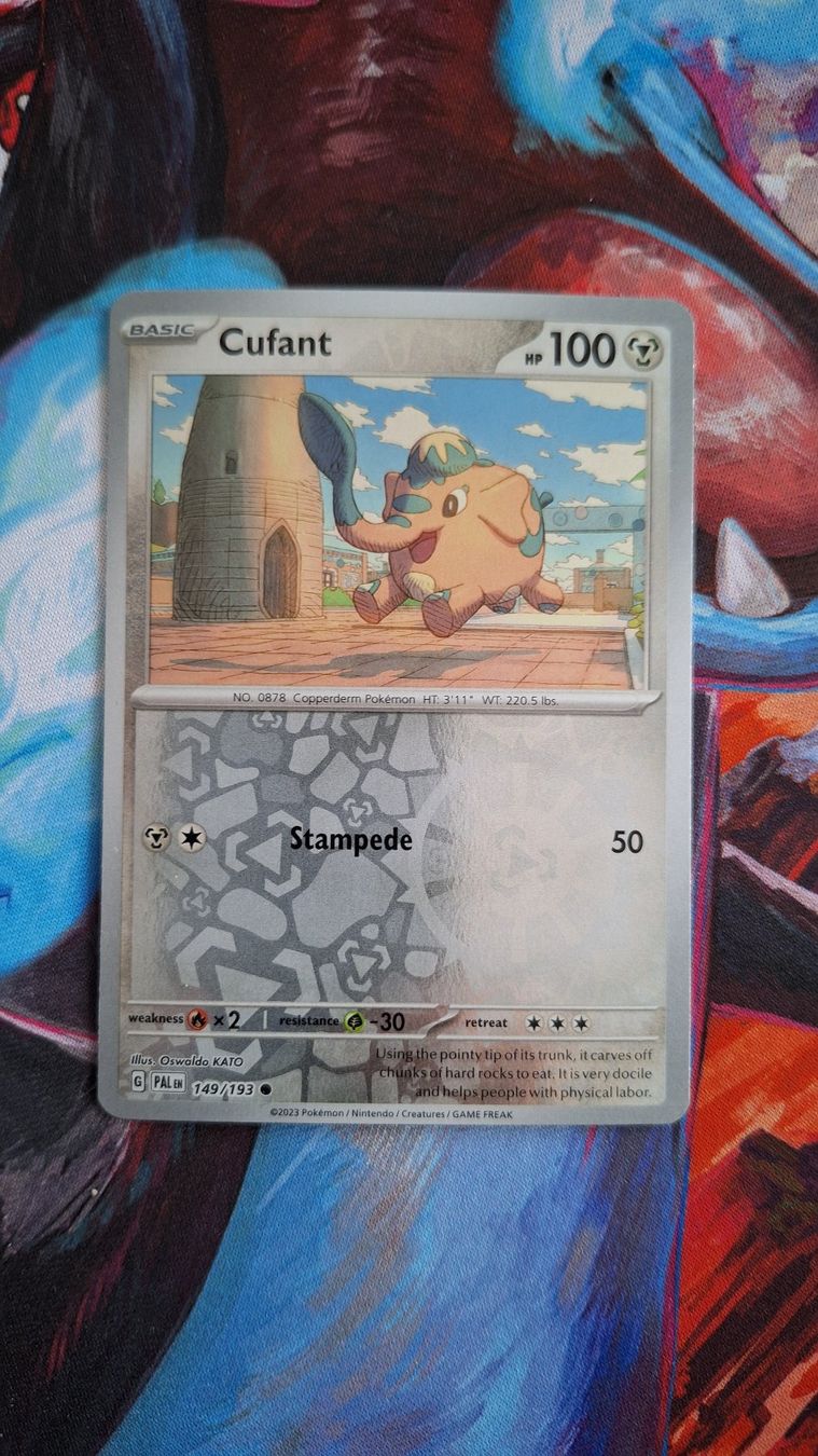 Pokémon Carte collezionabili: Cufant - Reverse Holo - Pokemon Paldea Evolved – Usato da Altstätten SG venduto da GGsGameshop