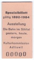Billette Die Bahn im Sihltal gestern, heute, morgen 👀