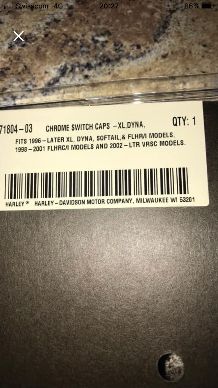 Accessori per altri veicoli: Harley Davidson  clip bouton Comodo – Usato da Evionnaz venduto da roh_l5yz 2