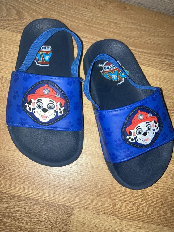 Paw Patrol Badeschuhe Gr. 24/25 - Sandalen Mit Klettverschluss, Antirutsch
