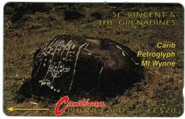 Telefonkarte St. Vincent & the Grenadines, Petroglyph