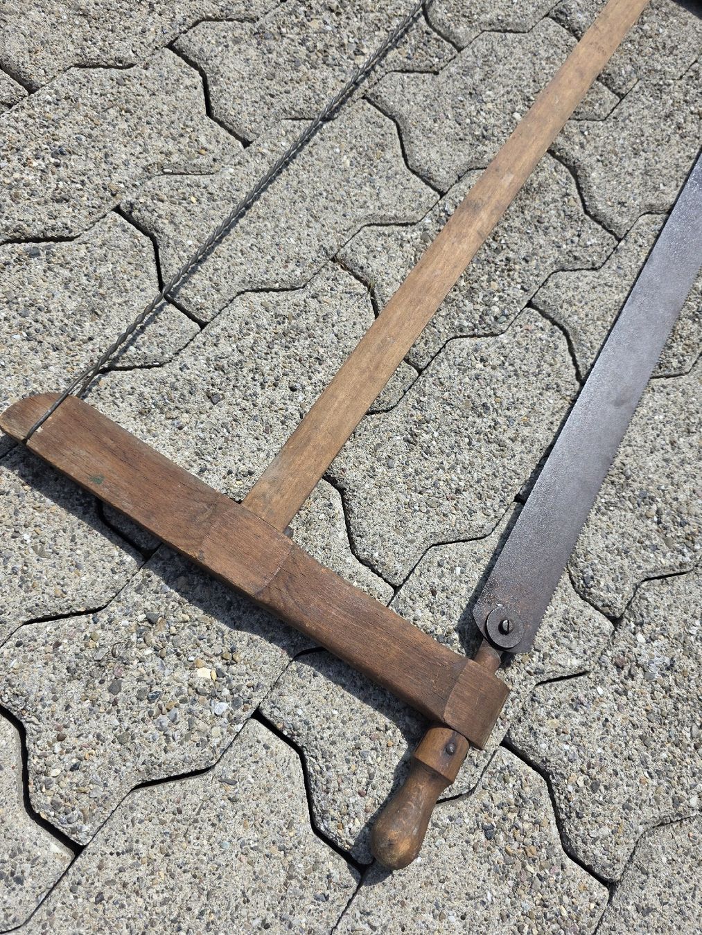 Seghe: Antike Handsäge / Spannsäge – Usato da Uster venduto da Cruleye 9