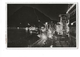 AK 1952 Lugano, Monte S. Salvatore, bei Nacht