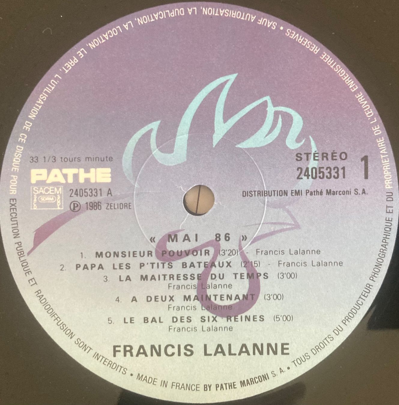 Dischi in vinile: FRANCIS LALANNE - MAI 68 – Usato da Poliez-Pittet venduto da Newtown-Records 3