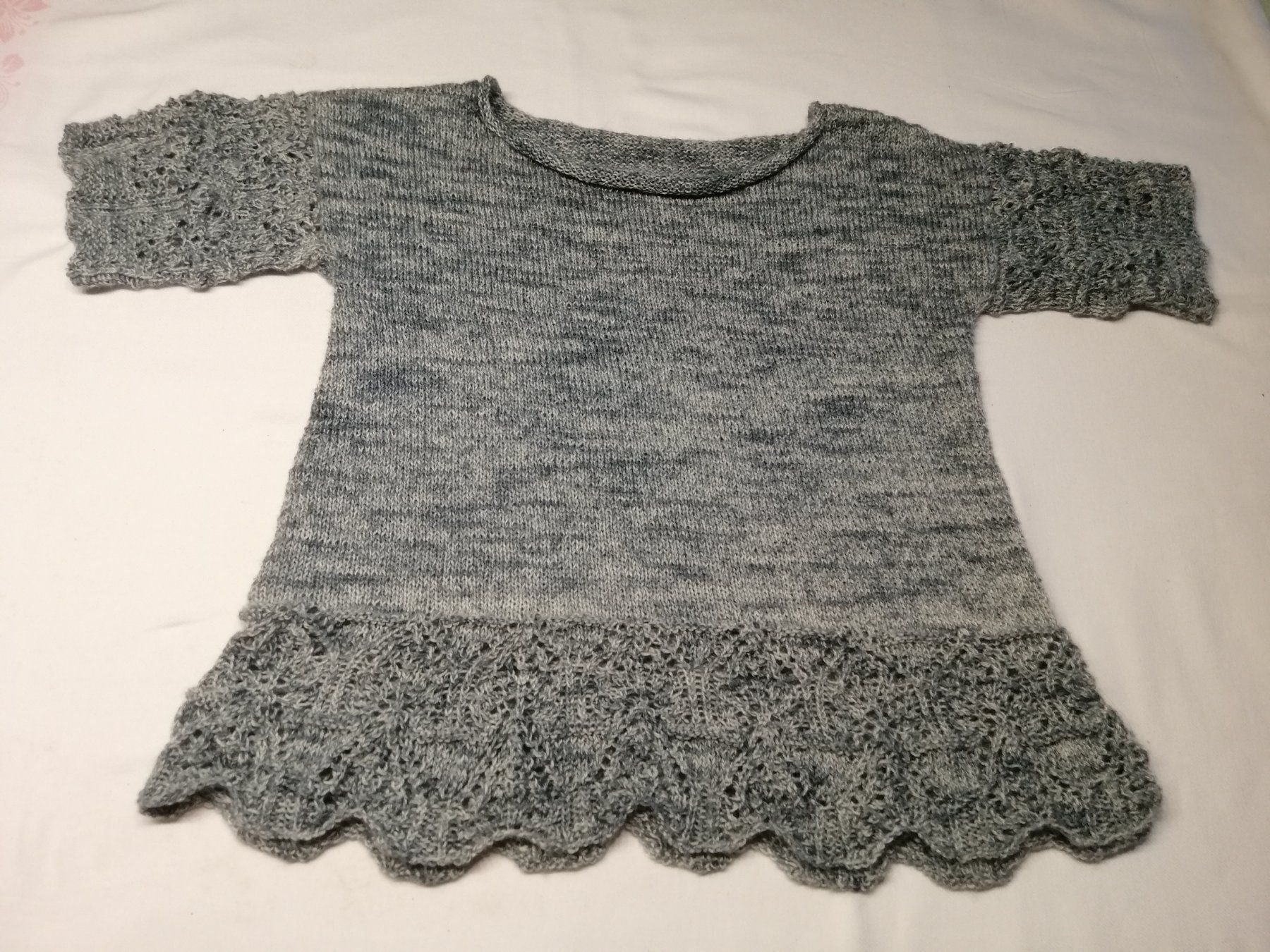 Maglioni & Felpe: Sommerpulli "Zirconium" Merino/Seide NEU – Nuovo (secondo la descrizione) da Langenthal venduto da Handstrick 3